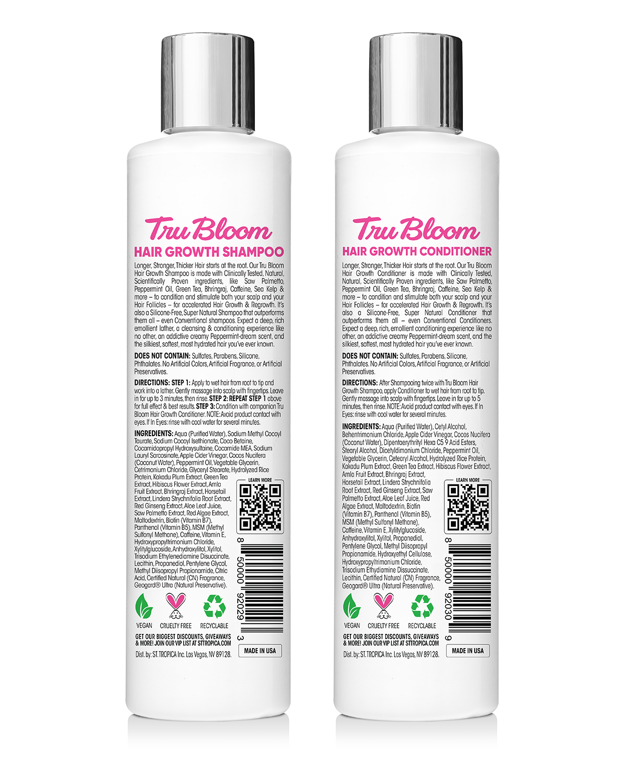 
  
  ST. TROPICA Tru Bloom 3-Step Hair Growth System
  
