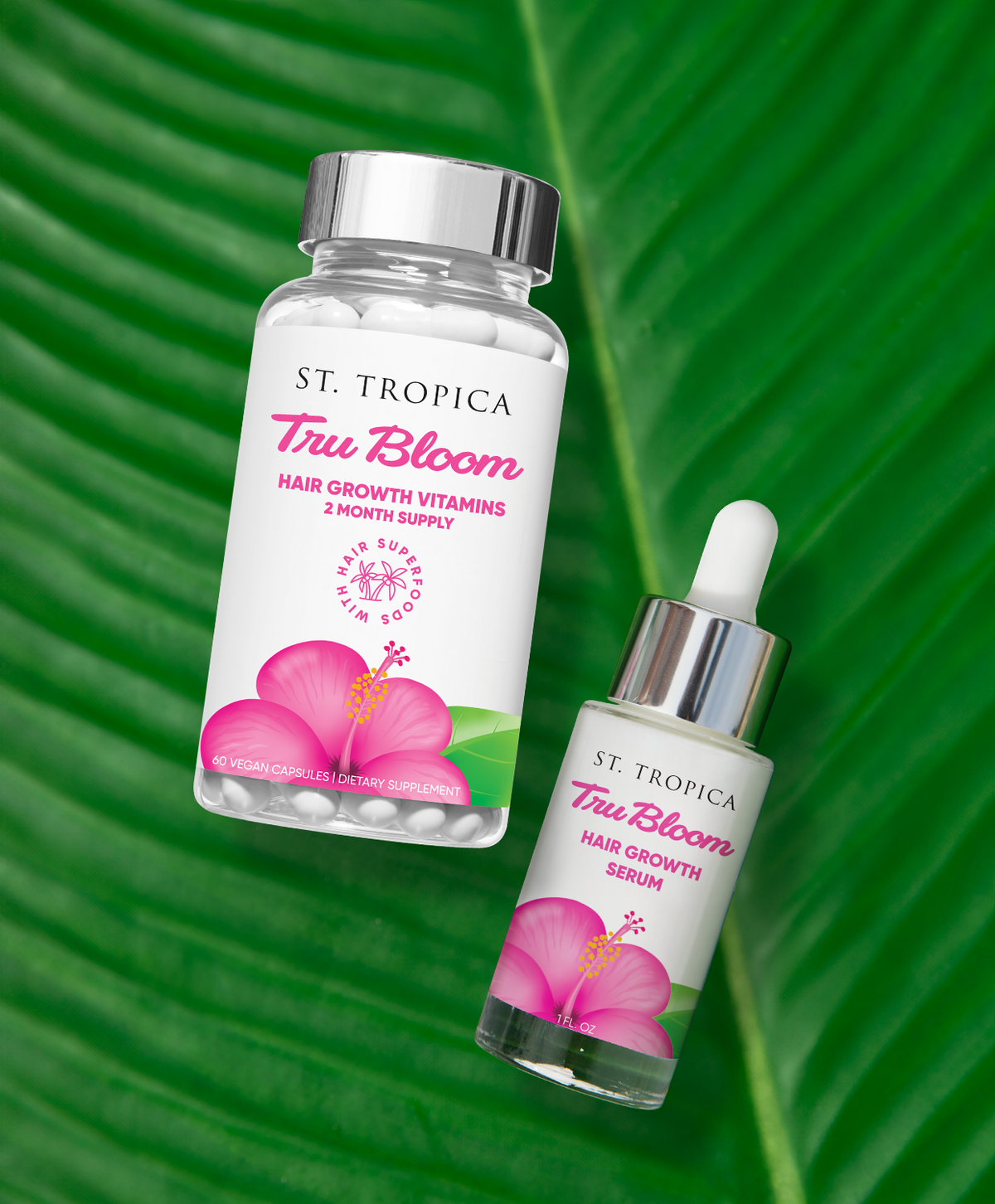 ST. TROPICA Tru Bloom 2-Step Daily Ritual Hair Growth System