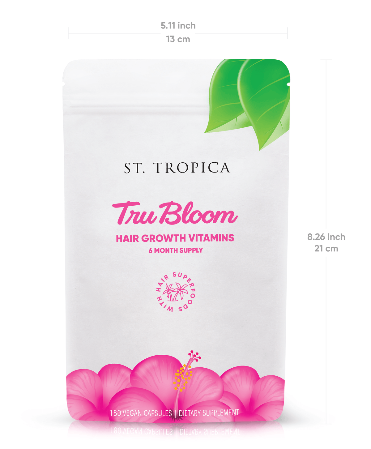 ST. TROPICA Hair Growth Vitamins - 6 Month Supply