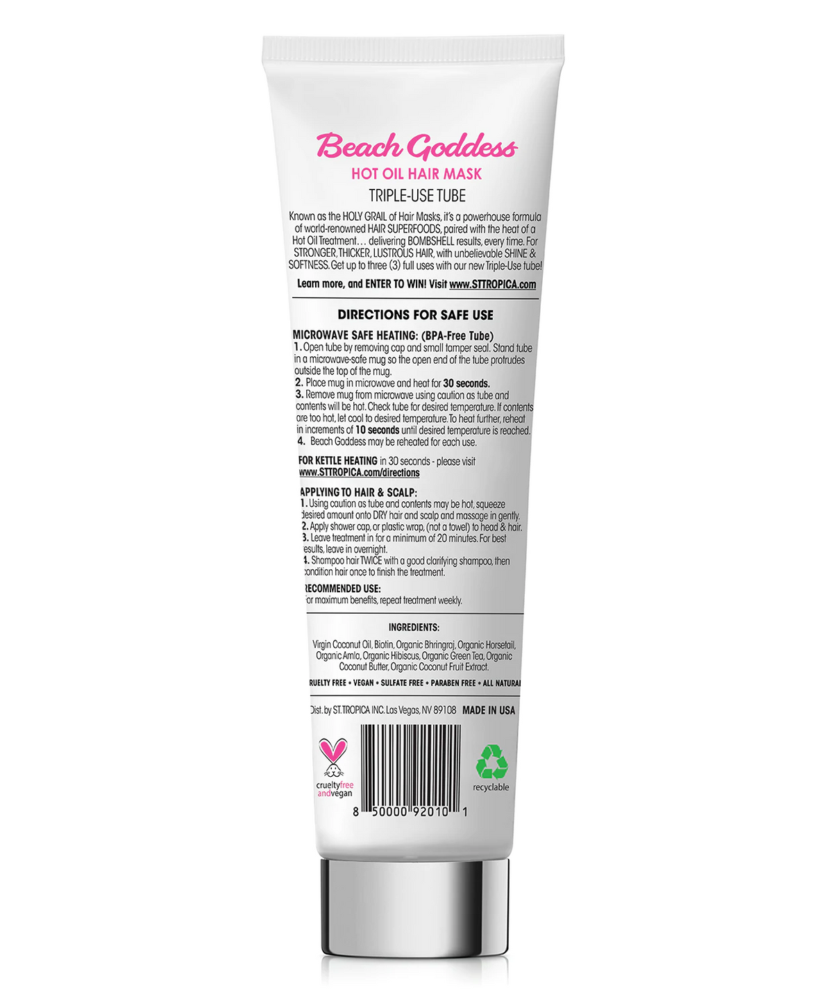 Beach Goddess Hot Oil Hair Mask