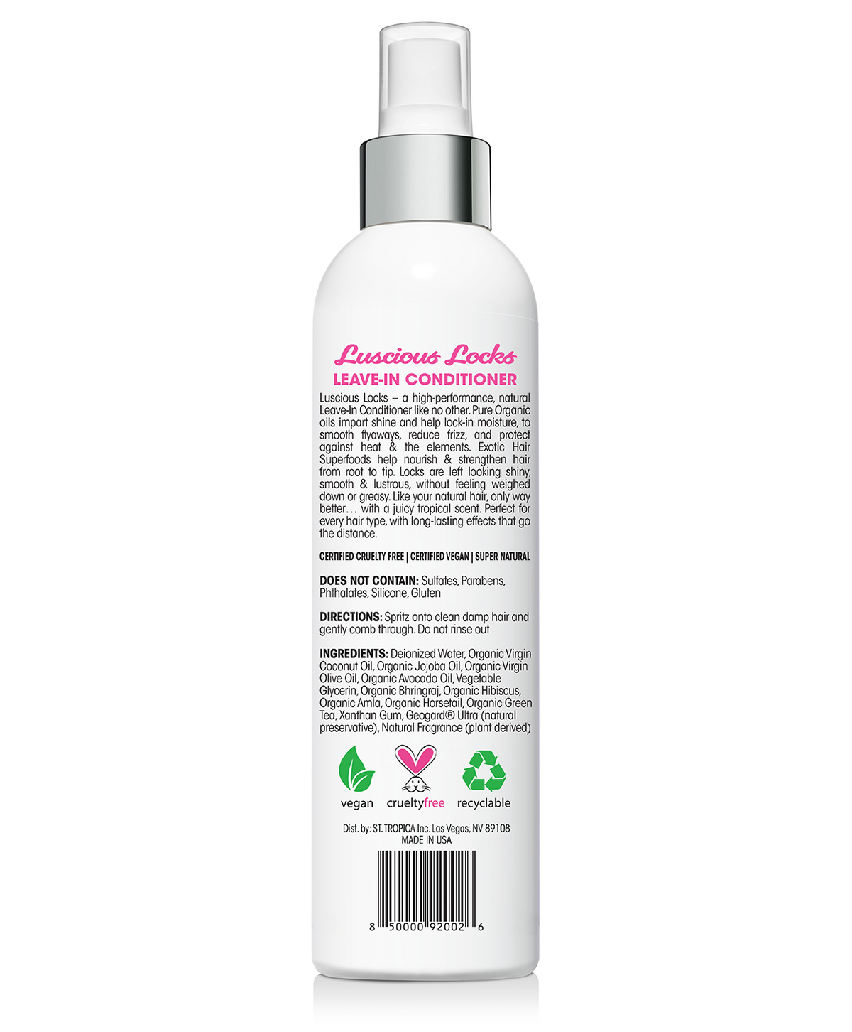 Luscious Locks Leave-In Conditioner - ST. TROPICA