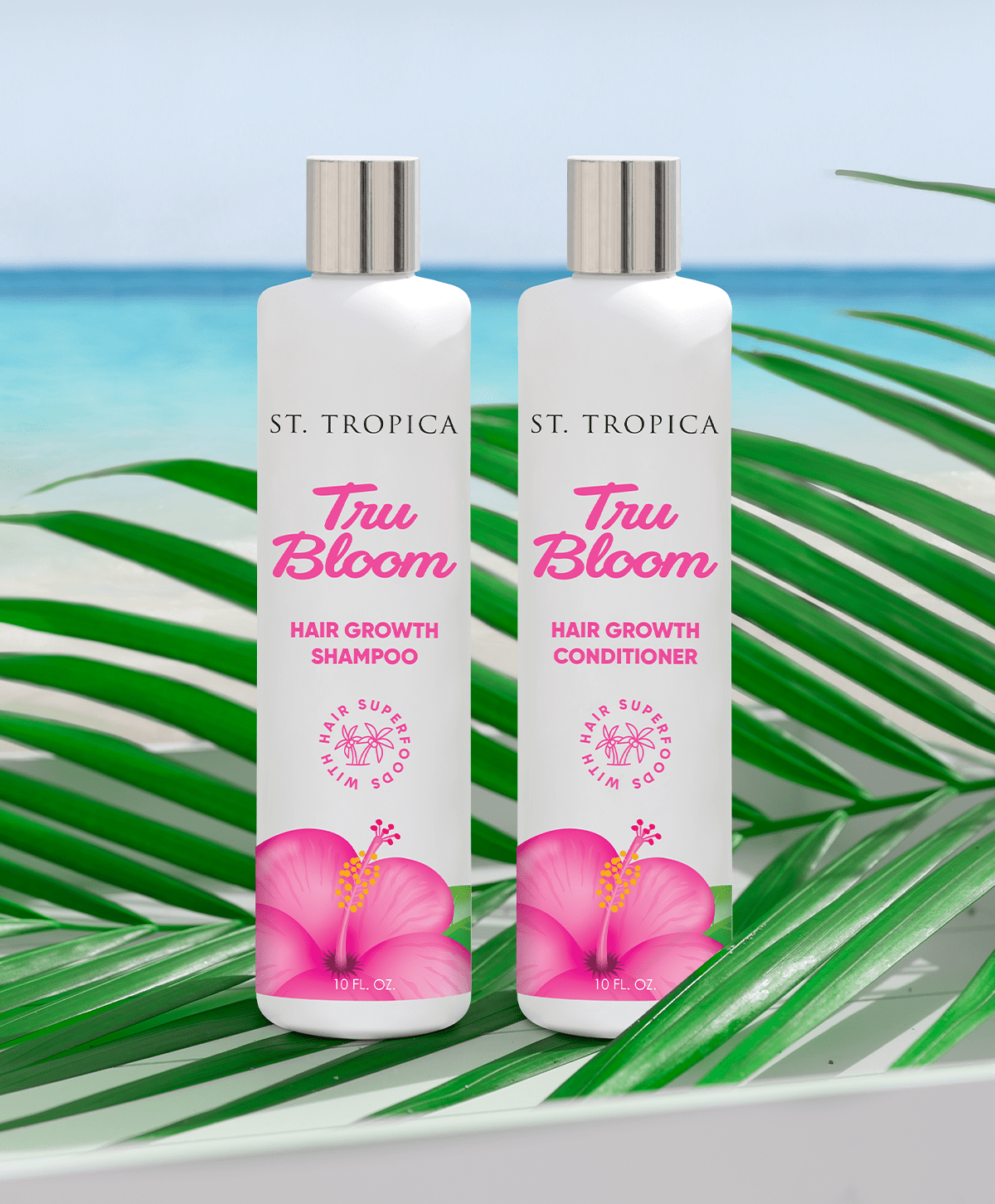 ST. TROPICA Shampoo and Conditioner 10oz Set